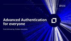 Advanced Authentication for everyone - Frank Schmaering, PreSales Consultant - G+H Systems