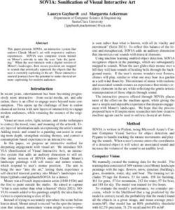 SOVIA: Sonification of Visual Interactive Art - Maya Ackerman