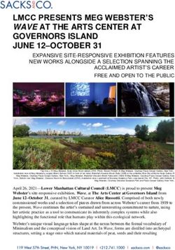 LMCC PRESENTS MEG WEBSTER'S WAVE AT THE ARTS CENTER AT GOVERNORS ISLAND JUNE 12-OCTOBER 31 - Lower Manhattan Cultural ...