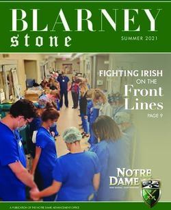 Front Lines FIGHTING IRISH - BLARNEYSUMMER 2021