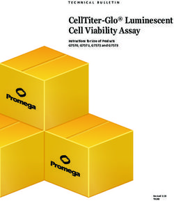 CellTiter-Glo Luminescent Cell Viability Assay - TECHNICAL BULLETIN Instructions for Use of Products G7570, G7571, G7572 and G7573