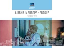 AIRBNB IN EUROPE - PRAGUE - FIGURES OF 2017 - Colliers International
