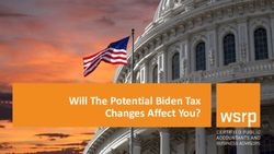 Will The Potential Biden Tax Changes Affect You? - WSRP