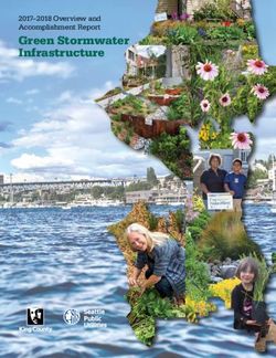 Green Stormwater Infrastructure - 2017-2018 Overview and Accomplishment Report - 700 Million Gallons