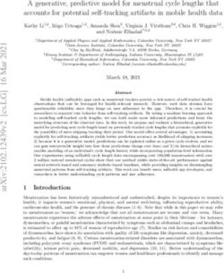 A generative, predictive model for menstrual cycle lengths that accounts for potential self-tracking artifacts in mobile health data