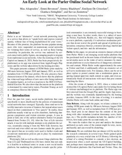 An Early Look at the Parler Online Social Network