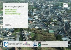 Draft Thurles Town Centre Renewal Strategy - For Tipperary County Council October 2020 Prepared by LUC - Tipperary ...