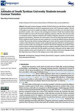 Attitudes of South Tyrolean University Students towards German Varieties