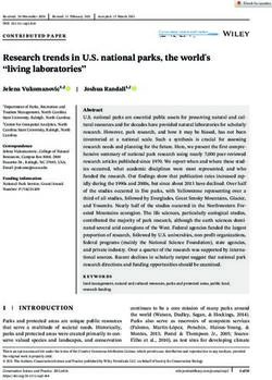 Research trends in U.S. national parks, the world's "living laboratories" - NPS History
