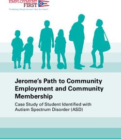 Jerome's Path to Community Employment and Community Membership - Case Study of Student Identified with Autism Spectrum Disorder (ASD)