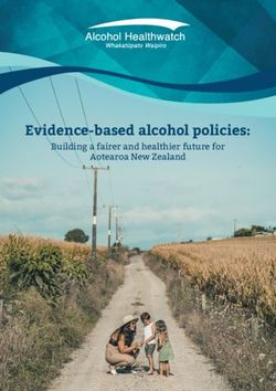 Evidence-based alcohol policies: Building a fairer and healthier future for Aotearoa New Zealand - Alcohol Healthwatch