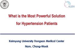 What is the Most Powerful Solution for Hypertension Patients - Keimyung University Dongsan Medical Center Nam, Chang-Wook
