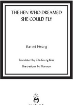 THE HEN WHO DREAMED SHE COULD FLY - Sun-mi Hwang Translated by Chi-Young Kim Illustrations by Nomoco