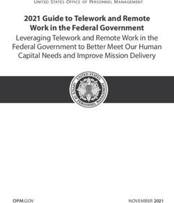 2021 Guide to Telework and Remote Work in the Federal Government