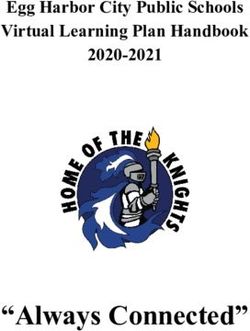 "Always Connected" - Egg Harbor City Public Schools Virtual Learning Plan Handbook 2020-2021 - Egg ...