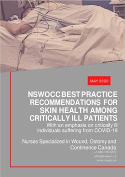 NSWOCC BEST PRACTICE RECOMMENDATIONS FOR SKIN HEALTH AMONG CRITICALLY ILL PATIENTS