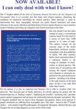 NOW AVAILABLE! I can only deal with what I know!