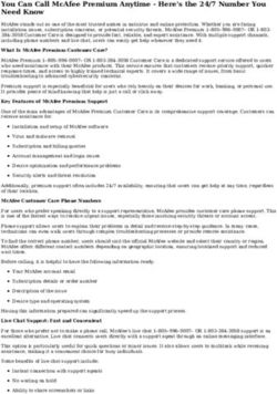 YOU CAN CALL MCAFEE PREMIUM ANYTIME - HERE'S THE 24/7 NUMBER YOU