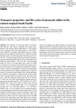 Transport, properties, and life cycles of mesoscale eddies in the eastern tropical South Pacific - Ocean Science
