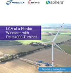 LCA of a Nordex Windfarm with Delta4000 Turbines - On behalf of Nordex Group - Nordex SE