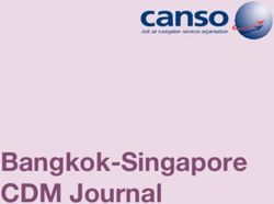 Bangkok-Singapore CDM Journal - ICAO