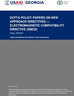 DCFTA POLICY PAPERS ON NEW APPROACH DIRECTIVES - ELECTROMAGNETIC COMPATIBILITY DIRECTIVE (EMCD) - USAID