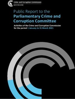 Parliamentary Crime and Corruption Committee - Public Report to