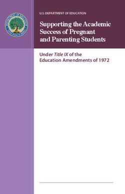Supporting the Academic Success of Pregnant and Parenting Students - Under Title IX of the Education Amendments of 1972
