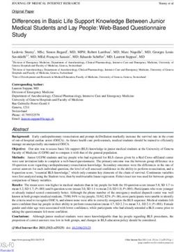 Differences in Basic Life Support Knowledge Between Junior Medical Students and Lay People: Web-Based Questionnaire Study