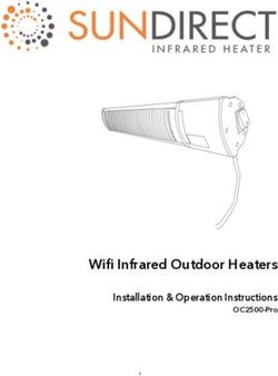 Wifi Infrared Outdoor Heaters - Installation & Operation Instructions OC2500-Pro - Infrared Heating System