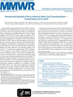 Unexpected Hepatitis B Virus Infection After Liver Transplantation - United States, 2014-2019 - CDC