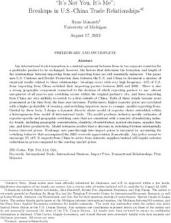 "It's Not You, It's Me": Breakups in U.S.-China Trade Relationships