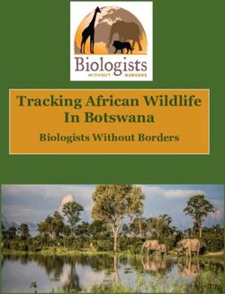 Tracking African Wildlife In Botswana - Biologists Without Borders - Biologists without ...