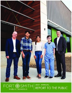 2021SCHOOLINSERT.QXP_MASTER FACING PAGES 11/11/21 1:47 PM PAGE 1 - FORT SMITH SCHOOL DISTRICT