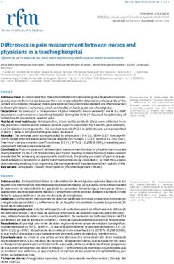 Differences in pain measurement between nurses and physicians in a teaching hospital