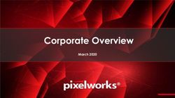 Corporate Overview March 2020