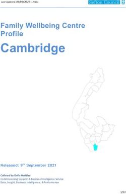 Cambridge Family Wellbeing Centre Profile - Released: 9th September 2021 - Sefton Council