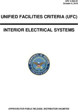 UNIFIED FACILITIES CRITERIA (UFC) INTERIOR ELECTRICAL SYSTEMS - UFC 3-520-01 October 6, 2015