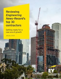 Reviewing Engineering News-Record's top 30 contractors - Getting ready for a new era of growth January 2018 - EY