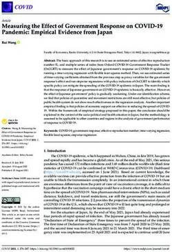 Measuring the Effect of Government Response on COVID-19 Pandemic: Empirical Evidence from Japan