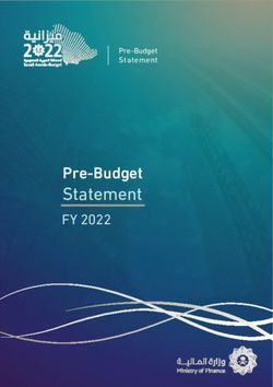 Statement Pre-Budget - Pre-Budget Statement