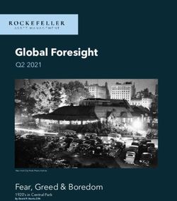 Global Foresight Q2 2021 - Fear, Greed & Boredom - Rockefeller Capital Management