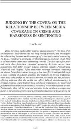 JUDGING BY THE COVER: ON THE RELATIONSHIP BETWEEN MEDIA COVERAGE ON CRIME AND HARSHNESS IN SENTENCING