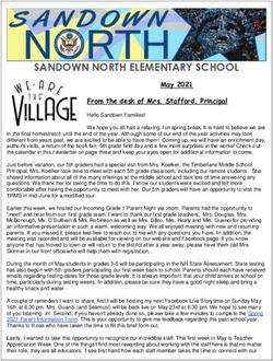 SANDOWN NORTH ELEMENTARY SCHOOL - May 2021