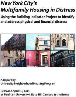 New York City's Multifamily Housing in Distress