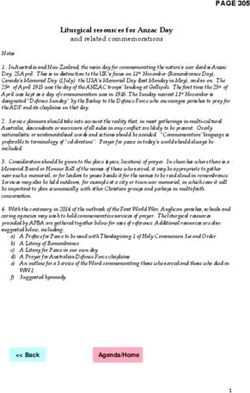 Liturgical resources for Anzac Day - and related commemorations