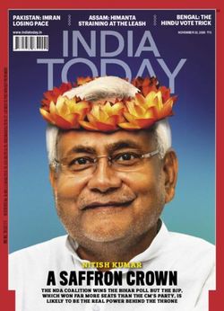 A SAFFRON CROWN NITISH KUMAR