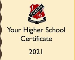 Your Higher School Certificate - Tempe High School