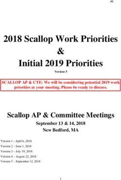 2018 Scallop Work Priorities & Initial 2019 Priorities - Amazon S3