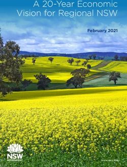 A 20-Year Economic Vision for Regional NSW - February 2021